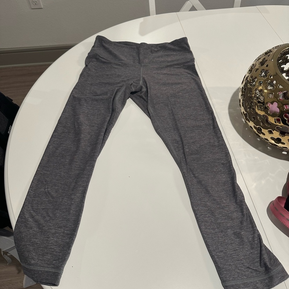 Grey lululemon pants size 4